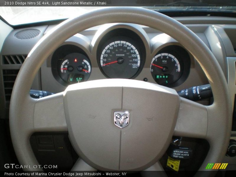 Light Sandstone Metallic / Khaki 2010 Dodge Nitro SE 4x4