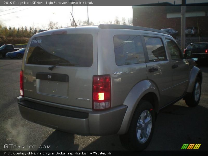 Light Sandstone Metallic / Khaki 2010 Dodge Nitro SE 4x4