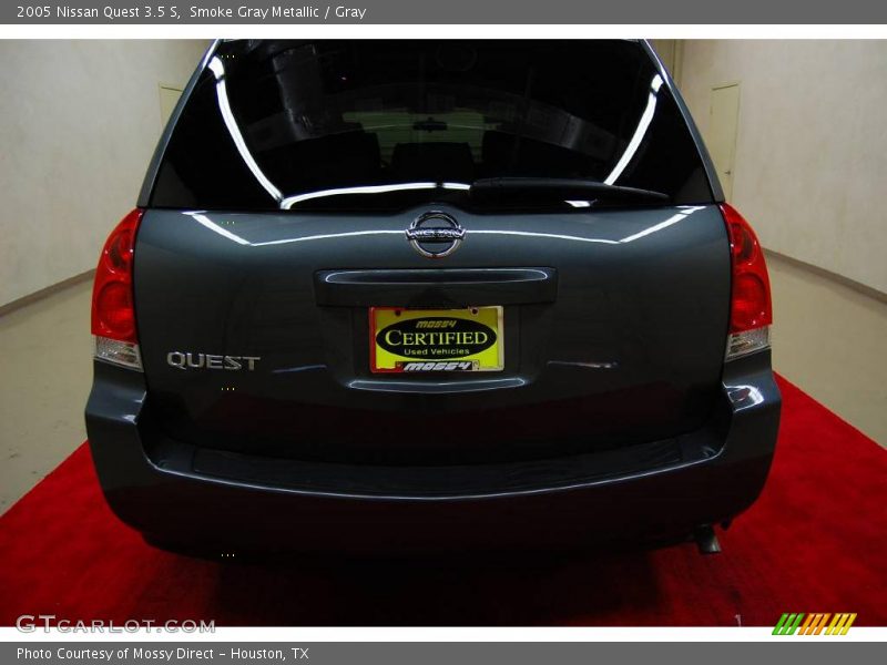 Smoke Gray Metallic / Gray 2005 Nissan Quest 3.5 S