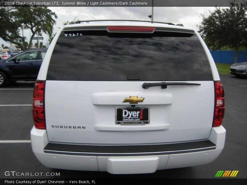 Summit White / Light Cashmere/Dark Cashmere 2009 Chevrolet Suburban LTZ