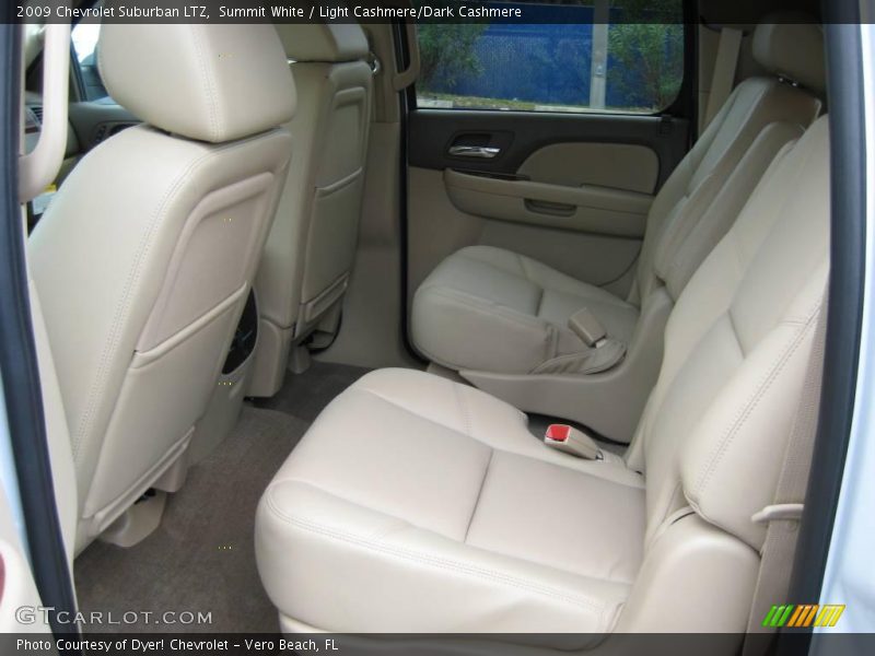 Summit White / Light Cashmere/Dark Cashmere 2009 Chevrolet Suburban LTZ