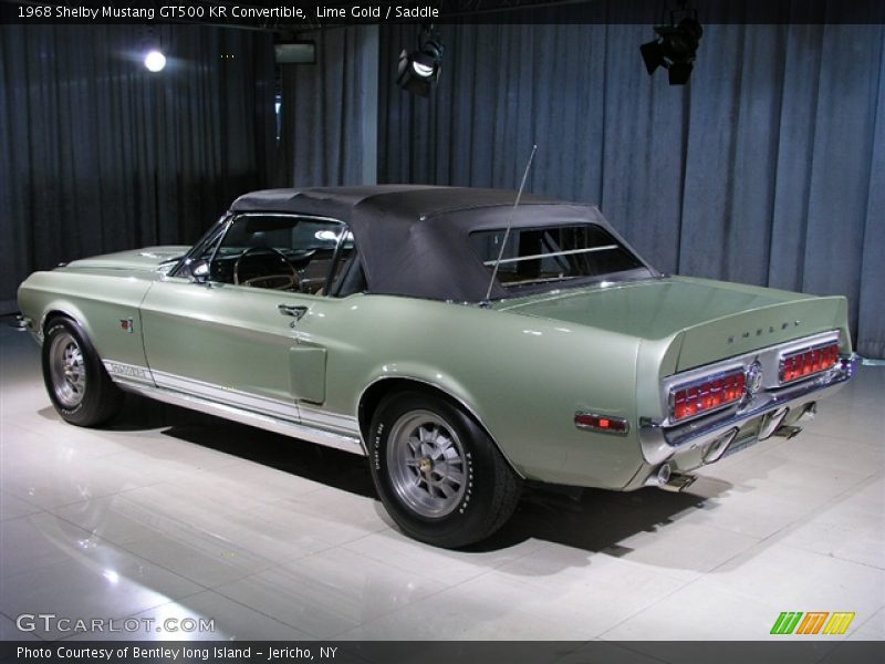  1968 Mustang GT500 KR Convertible Lime Gold