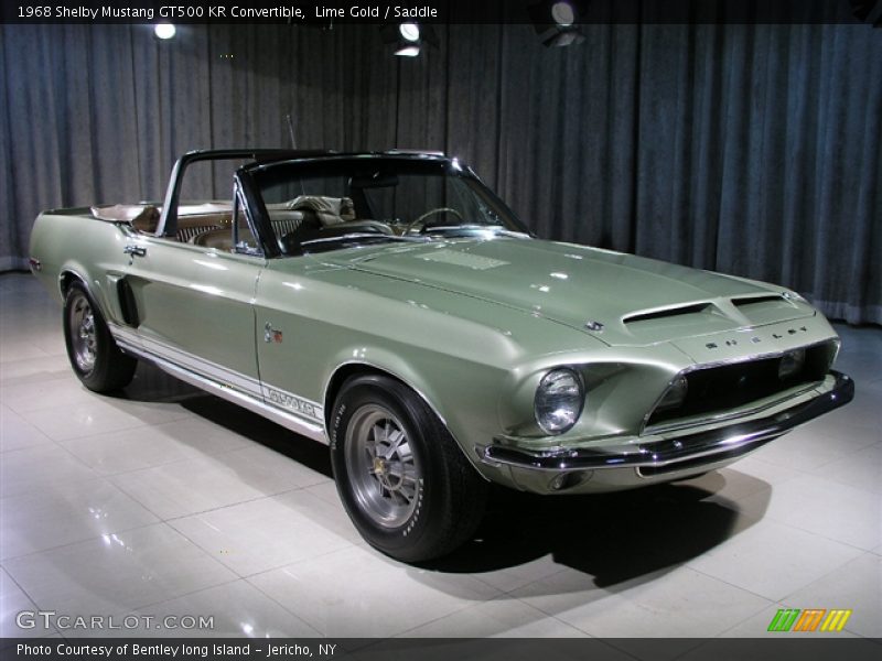  1968 Mustang GT500 KR Convertible Lime Gold