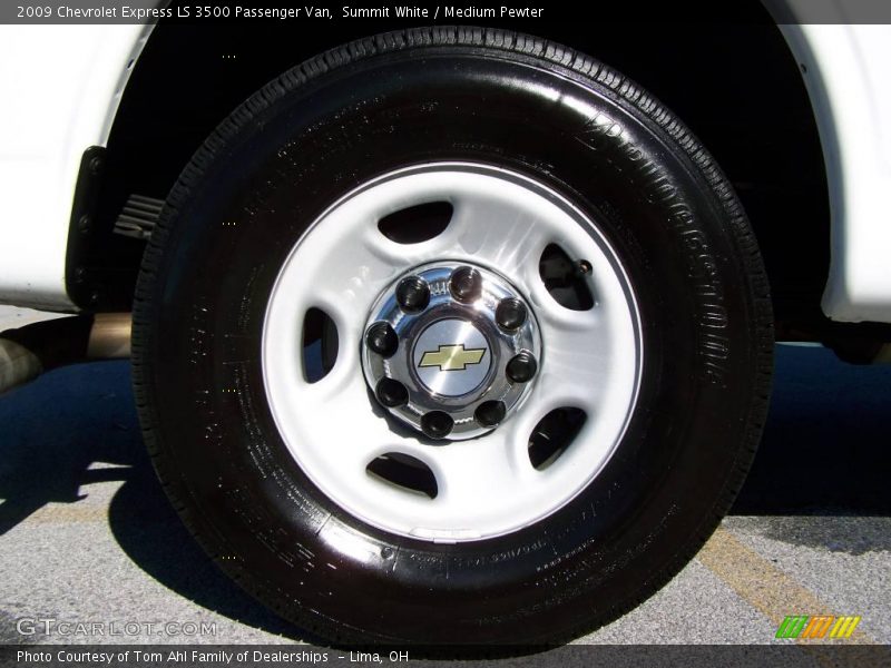 Summit White / Medium Pewter 2009 Chevrolet Express LS 3500 Passenger Van