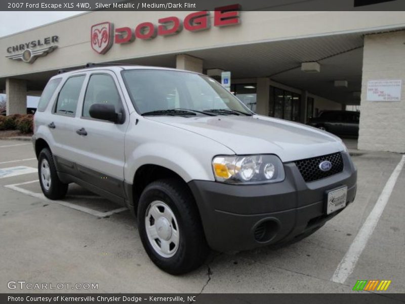Silver Metallic / Medium/Dark Flint 2007 Ford Escape XLS 4WD