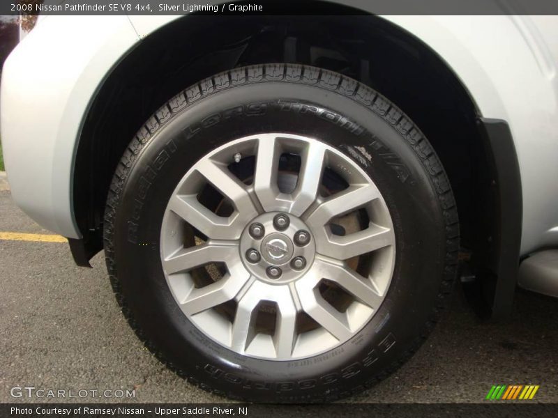 Silver Lightning / Graphite 2008 Nissan Pathfinder SE V8 4x4