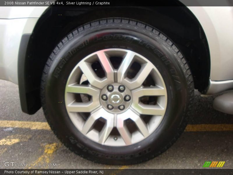 Silver Lightning / Graphite 2008 Nissan Pathfinder SE V8 4x4