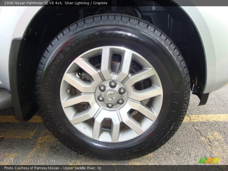 Silver Lightning / Graphite 2008 Nissan Pathfinder SE V8 4x4