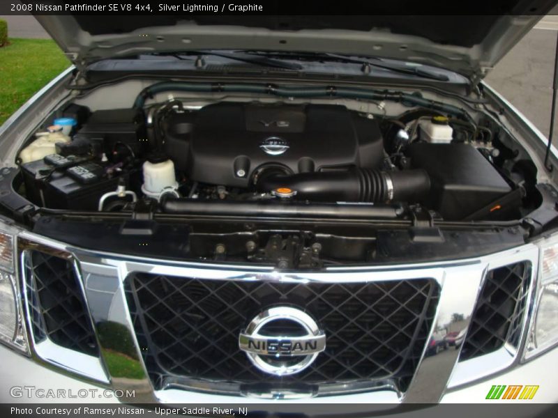 Silver Lightning / Graphite 2008 Nissan Pathfinder SE V8 4x4