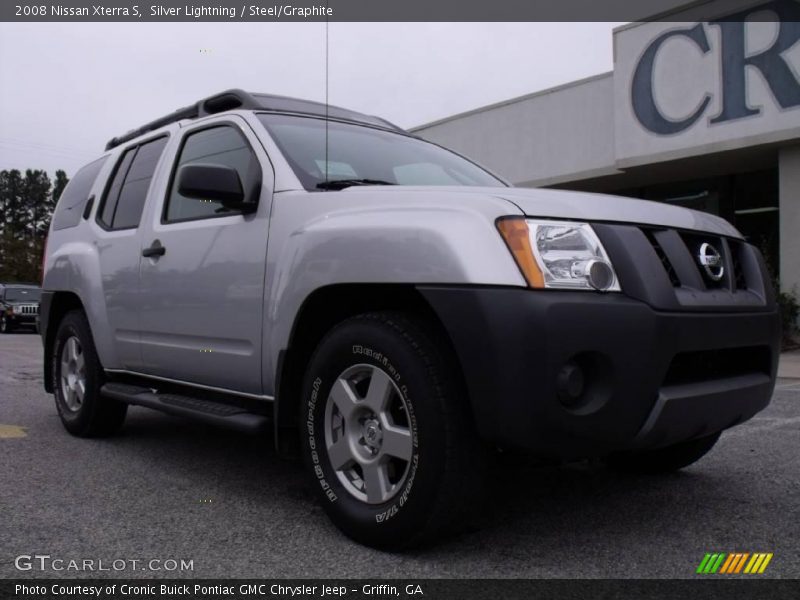Silver Lightning / Steel/Graphite 2008 Nissan Xterra S