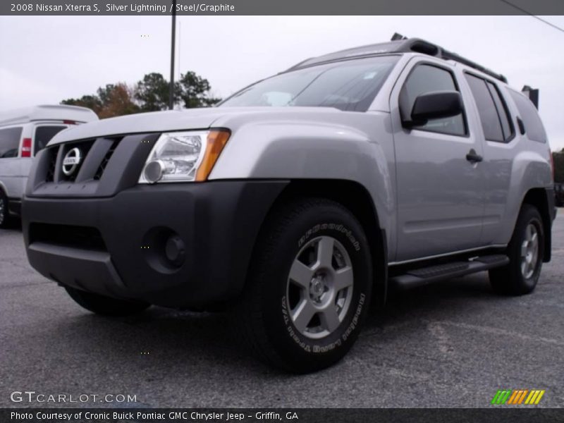 Silver Lightning / Steel/Graphite 2008 Nissan Xterra S