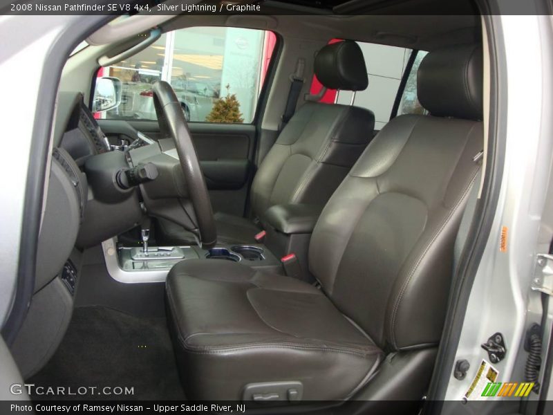 Silver Lightning / Graphite 2008 Nissan Pathfinder SE V8 4x4