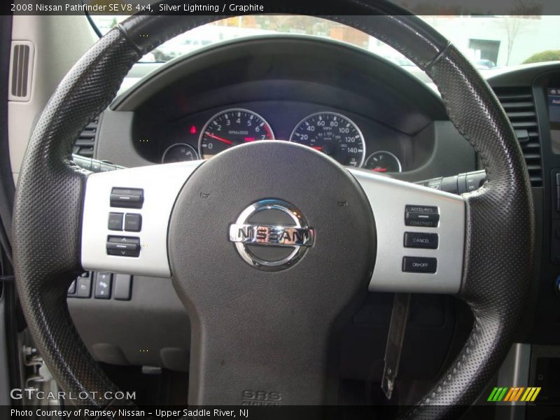 Silver Lightning / Graphite 2008 Nissan Pathfinder SE V8 4x4
