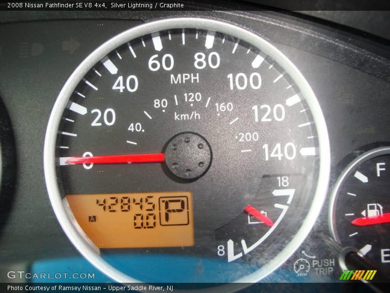 Silver Lightning / Graphite 2008 Nissan Pathfinder SE V8 4x4
