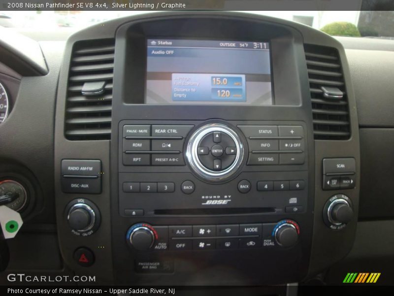 Silver Lightning / Graphite 2008 Nissan Pathfinder SE V8 4x4