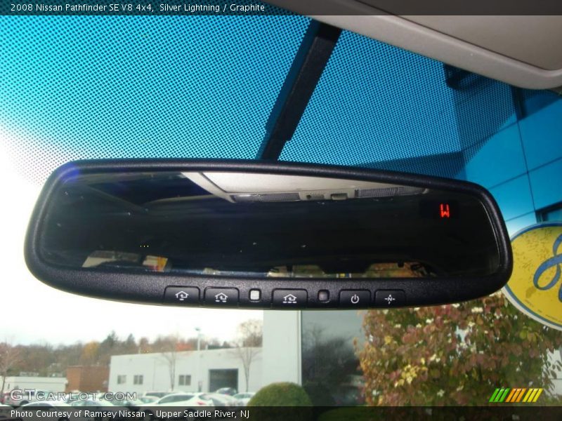 Silver Lightning / Graphite 2008 Nissan Pathfinder SE V8 4x4