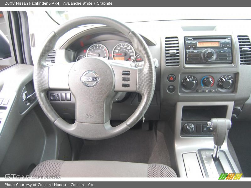 Avalanche White / Graphite 2008 Nissan Pathfinder S 4x4