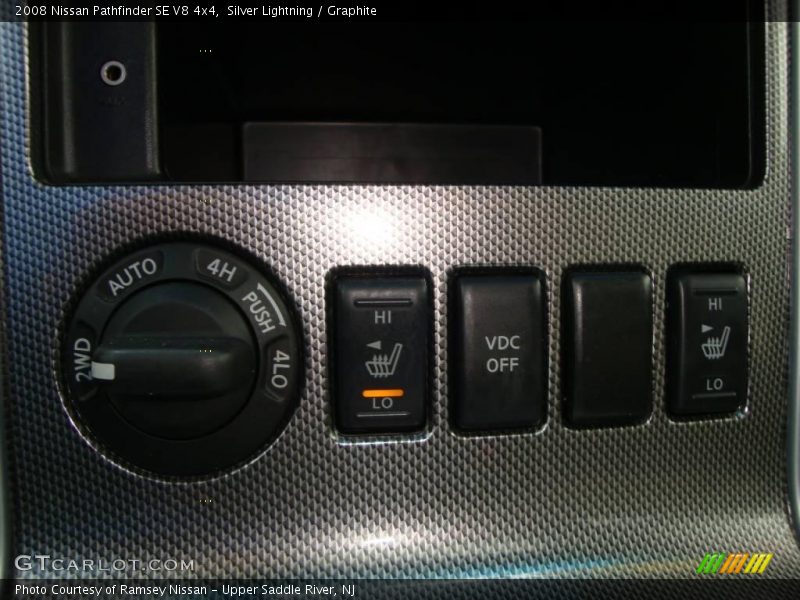 Silver Lightning / Graphite 2008 Nissan Pathfinder SE V8 4x4