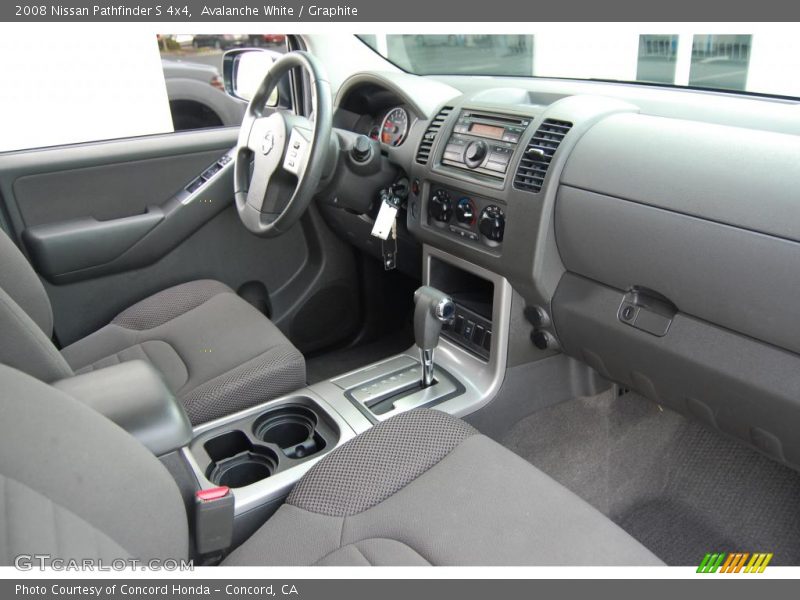 Avalanche White / Graphite 2008 Nissan Pathfinder S 4x4