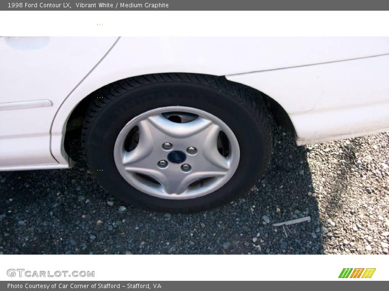 Vibrant White / Medium Graphite 1998 Ford Contour LX