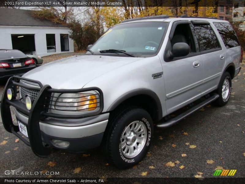 Silver Metallic / Medium Graphite 2001 Ford Expedition XLT 4x4
