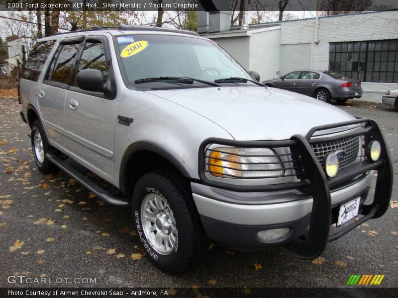 Silver Metallic / Medium Graphite 2001 Ford Expedition XLT 4x4