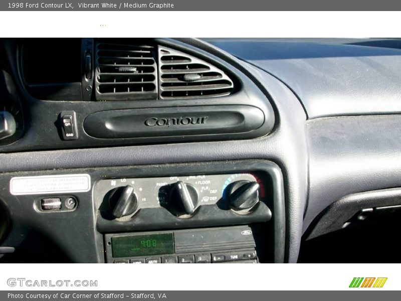 Vibrant White / Medium Graphite 1998 Ford Contour LX