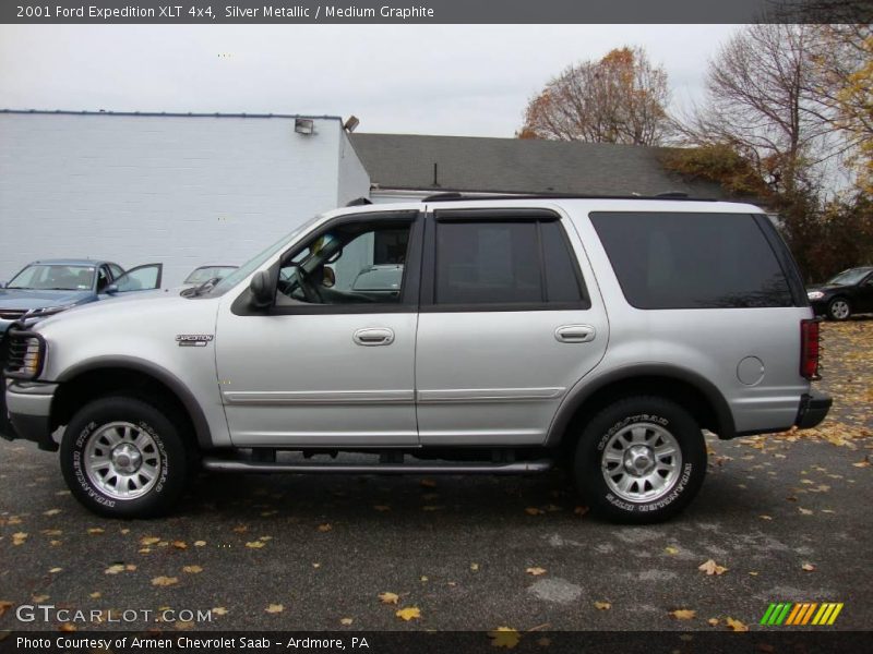 Silver Metallic / Medium Graphite 2001 Ford Expedition XLT 4x4