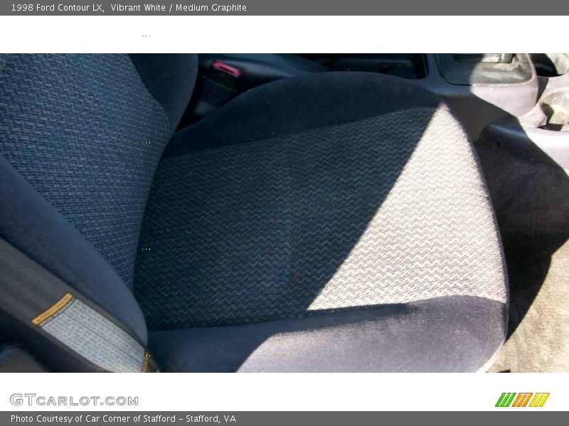 Vibrant White / Medium Graphite 1998 Ford Contour LX