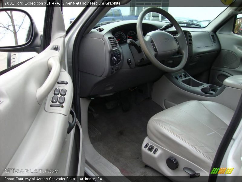 Silver Metallic / Medium Graphite 2001 Ford Expedition XLT 4x4