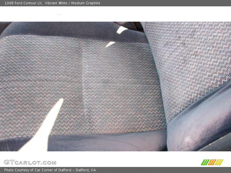 Vibrant White / Medium Graphite 1998 Ford Contour LX