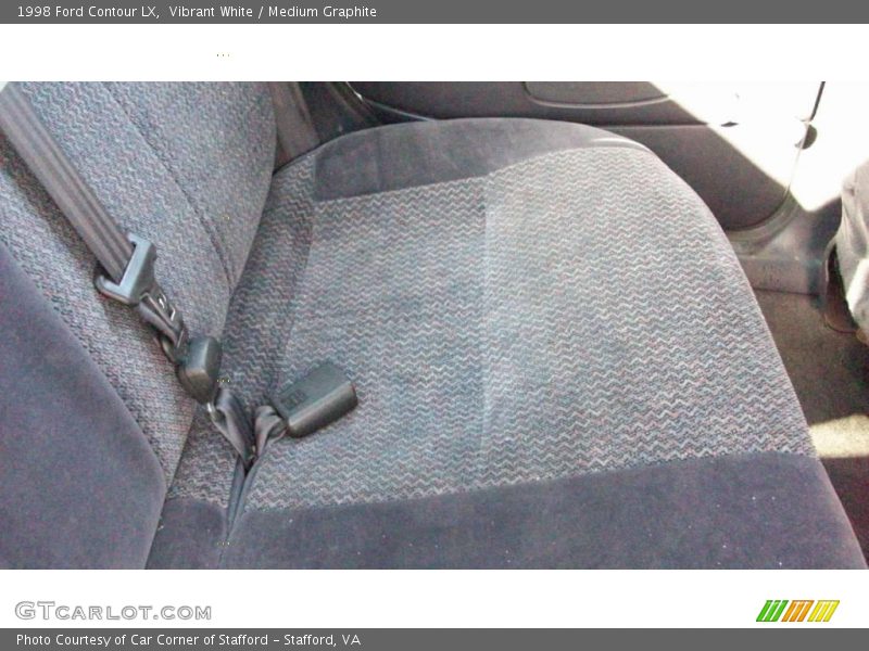 Vibrant White / Medium Graphite 1998 Ford Contour LX