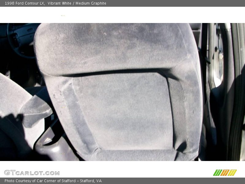 Vibrant White / Medium Graphite 1998 Ford Contour LX