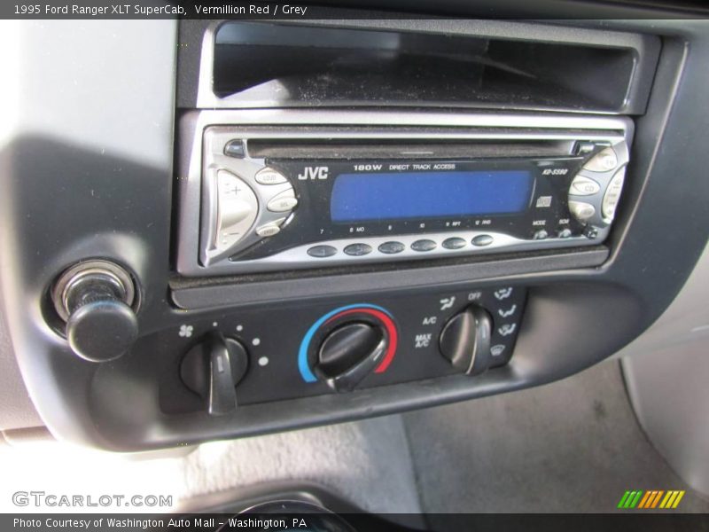 Vermillion Red / Grey 1995 Ford Ranger XLT SuperCab