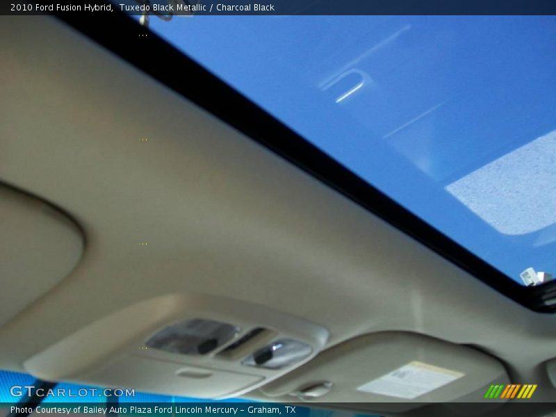 Tuxedo Black Metallic / Charcoal Black 2010 Ford Fusion Hybrid