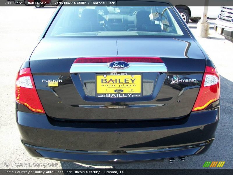 Tuxedo Black Metallic / Charcoal Black 2010 Ford Fusion Hybrid