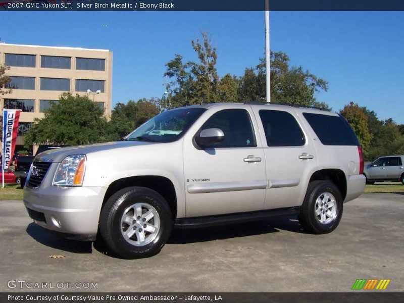 Silver Birch Metallic / Ebony Black 2007 GMC Yukon SLT
