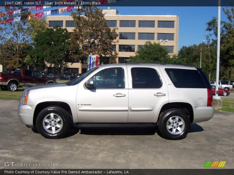 Silver Birch Metallic / Ebony Black 2007 GMC Yukon SLT
