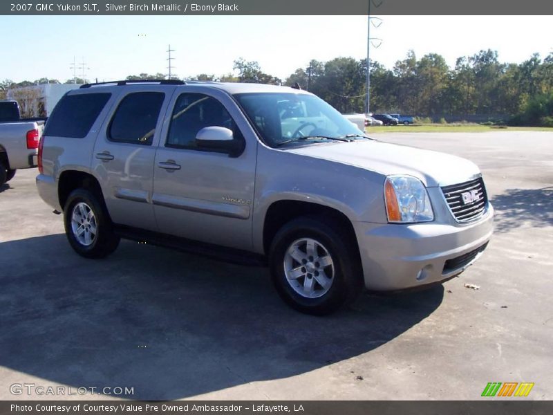 Silver Birch Metallic / Ebony Black 2007 GMC Yukon SLT