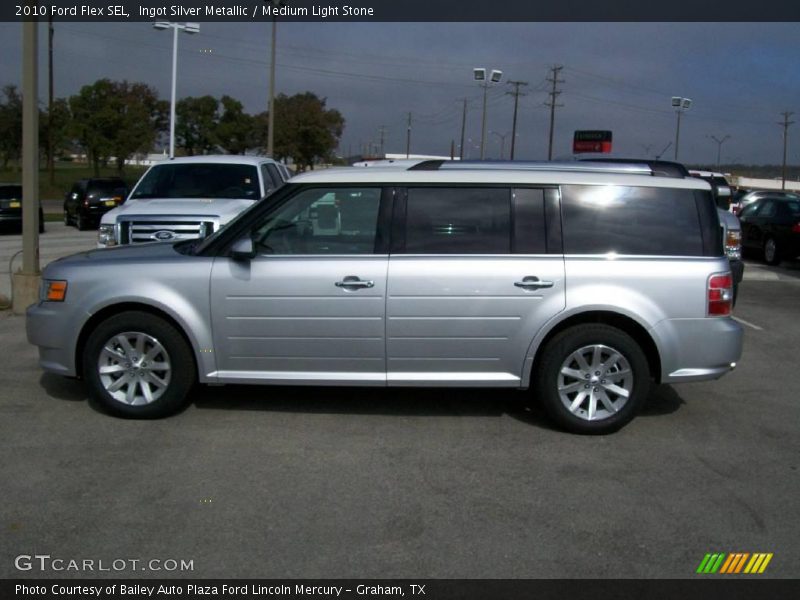 Ingot Silver Metallic / Medium Light Stone 2010 Ford Flex SEL