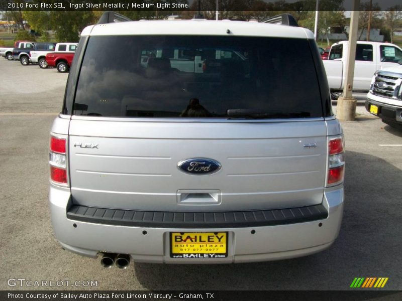Ingot Silver Metallic / Medium Light Stone 2010 Ford Flex SEL