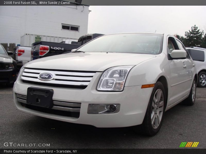 White Suede / Camel 2008 Ford Fusion SEL