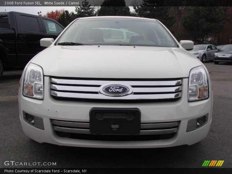 White Suede / Camel 2008 Ford Fusion SEL
