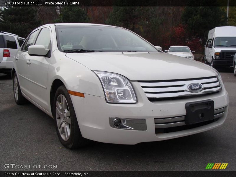 White Suede / Camel 2008 Ford Fusion SEL