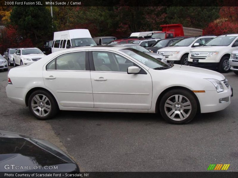 White Suede / Camel 2008 Ford Fusion SEL