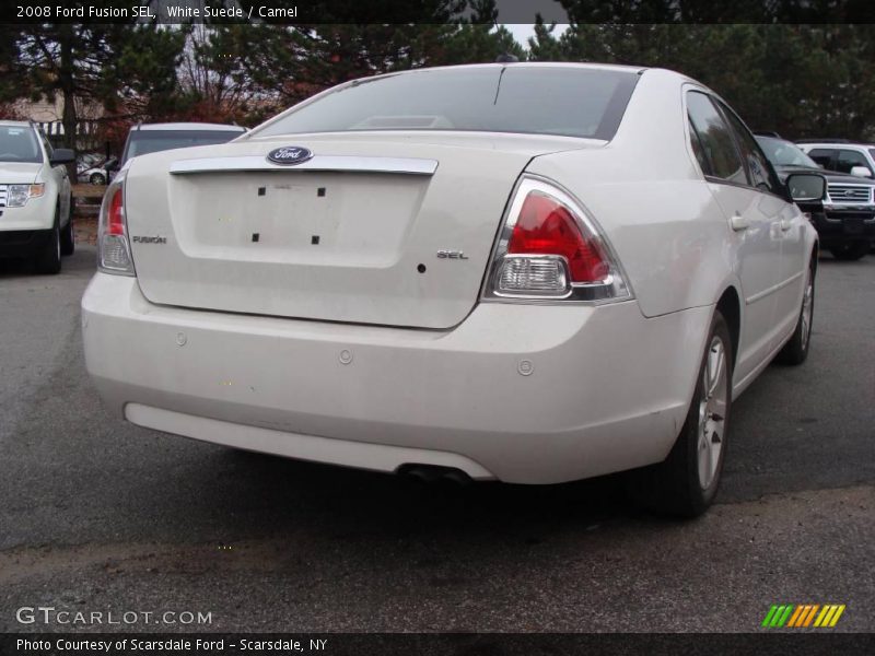 White Suede / Camel 2008 Ford Fusion SEL