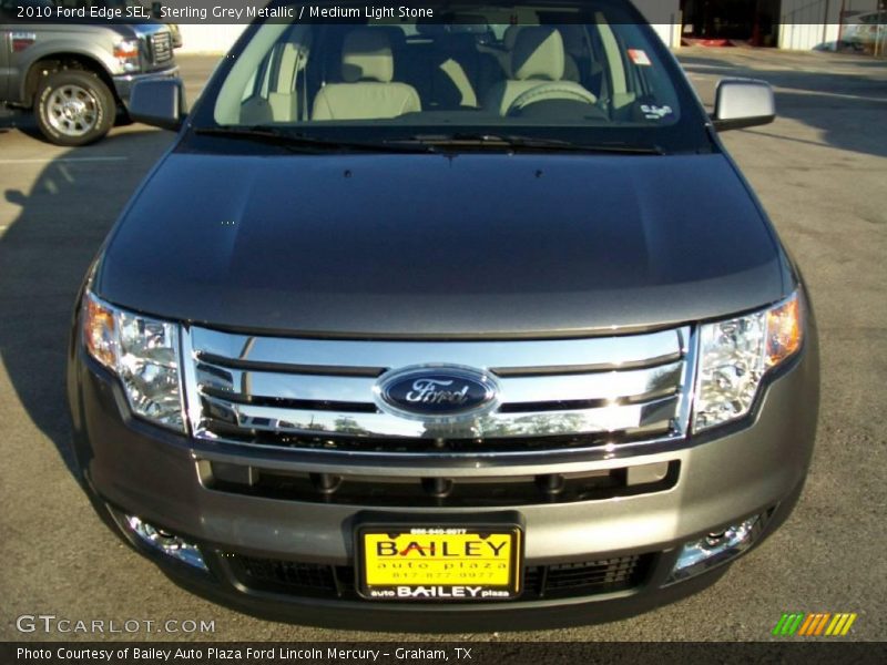 Sterling Grey Metallic / Medium Light Stone 2010 Ford Edge SEL