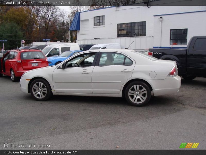 White Suede / Camel 2008 Ford Fusion SEL