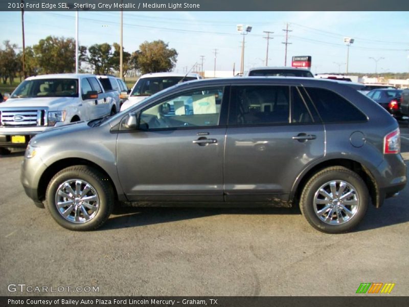 Sterling Grey Metallic / Medium Light Stone 2010 Ford Edge SEL