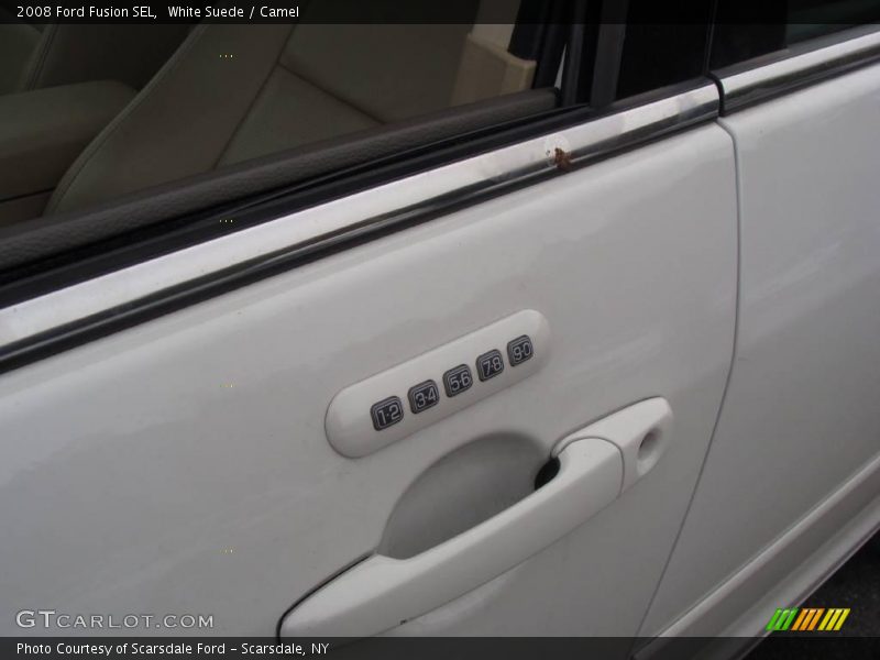 White Suede / Camel 2008 Ford Fusion SEL